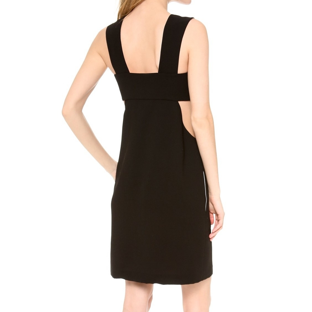 Alexander Wang Low V Dress in Black - Picture 5 of 14